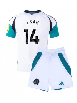 Newcastle United Alexander Isak #14 Ausweichtrikot für Kinder 2024-25 Kurzarm (+ Kurze Hosen)